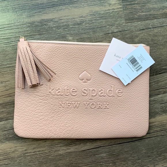 kate spade Handbags - NWT Kate Spade Sienne Logo Large Tassel Pouch